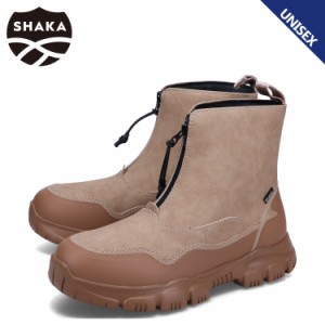 SHAKA シャカ ブーツ センタージップ トレック ジップ ブーティー メンズ レディース 撥水 TREK ZIP BOOTIE AT ブラウン SK-228