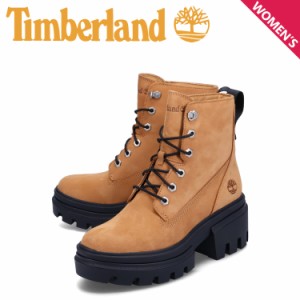 ティンバーランド Timberland ブーツ エヴァーリー シックス インチ レースアップ レディース 厚底 ベージュ A41QK