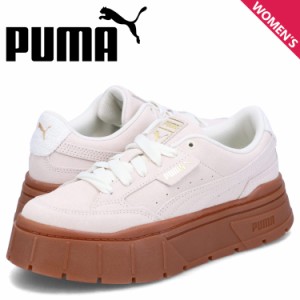 PUMA プーマ スニーカー ウィメンズ メイズ スタック ソフト ウィンター レディース 厚底 オフ ホワイト 393065-01