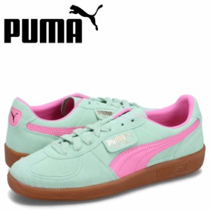 PUMA プーマ スニーカー パレルモ メンズ PALERMO ライト グリーン 396463-02