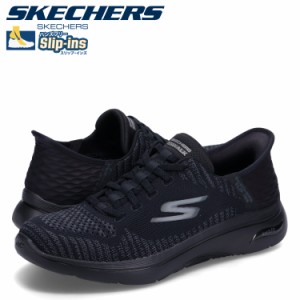 スケッチャーズ SKECHERS スリップインズ ハンズフリー ゴーウォーク アーチフィット 2.0 スニーカー メンズ ブラック 黒 216601