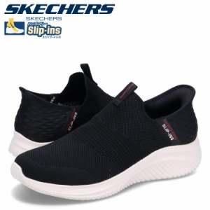 スケッチャーズ SKECHERS スリップインズ ハンズフリー ウルトラフレックス 3.0 スニーカー スリッポン メンズ ブラック 黒 232450