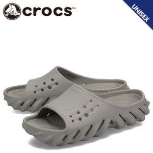 クロックス crocs サンダル スライドサンダル エコー メンズ レディース ECHO SLIDE グレー 208170