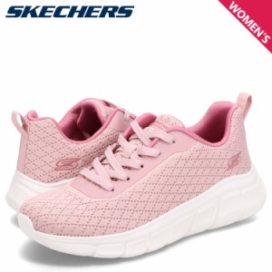 スケッチャーズ SKECHERS スニーカー ボブス ビー フレックス クイック ピボット レディース ピンク 117328