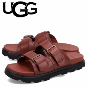 UGG アグ サンダル スライドサンダル メンズ CAPITOLA BUCKLE SLIDE ブラウン 1153102