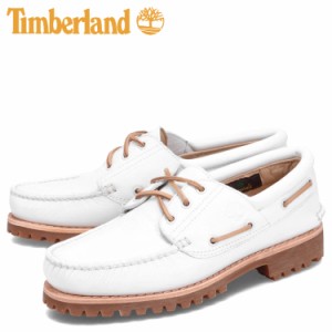 ティンバーランド Timberland デッキシューズ モカシン オーセンティック 3アイレット スリーアイ メンズ ホワイト 白 A4149