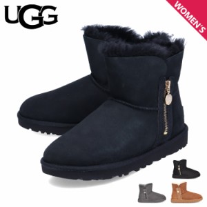 UGG アグ ブーツ ムートンブーツ ベイリー ジップ ミニ レディース BAILEY ZIP MINI ブラック グレー チェスナット 黒 1112481