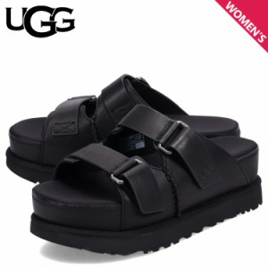 UGG アグ サンダル スライドサンダル ゴールデンスター ハイ レディース 厚底 軽量 GOLDENSTAR HI SLIDE SANDAL ブラック 黒 1152651