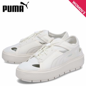 PUMA プーマ スニーカー サンダル プラットフォーム トレース ライト ミュール レディース 厚底 ホワイト 白 399153-01