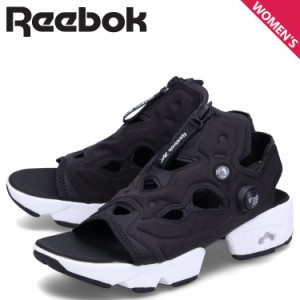 リーボック Reebok インスタポンプフューリー ジップ サンダル レディース 厚底 INSTAPUMP FURY SANDAL ZIP ブラック 黒 100202019