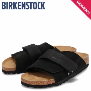 ビルケンシュトック BIRKENSTOCK サンダル キョウト レディース 細幅 ソフトスエードレザー KYOTO ブラック 黒