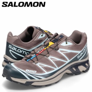 サロモン SALOMON スニーカー シューズ トレッキングシューズ メンズ XT-6 パープル L47445100