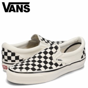 VANS ヴァンズ スリッポン スニーカー リイシュー 98 メンズ 厚底 バンズ SLIP-ON REISSUE 98 ホワイト 白 VN000CTCKIG