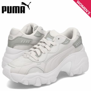 PUMA プーマ スニーカー パルサー ウェッジ ウィメンズ メッシュ レディース 厚底 PULSAR WEDGE MESH グレー 399680