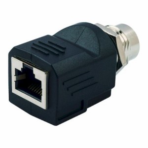 パンドウイット ICAM12DRJS ＲＪ４５⇔Ｍ１２ Ｄコードタイプ 変換アダプタ