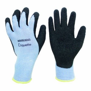 ミドリ安全 MHG-100-ETIQUETTE-LL 消臭機能糸使用 作業手袋 ハイグリップ天然ゴム背抜き 厚手 ＭＨＧ１００エチケット ＬＬト　ＬＬ MHG
