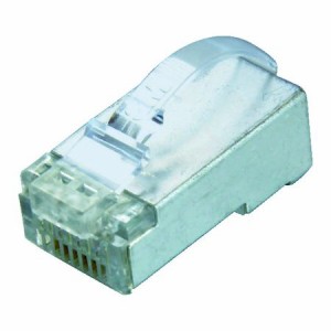 コーニング VOL-RJ45PLG-5SL Ｃａｔ５ｅ　シールド付ＲＪ４５モジュラープラグ １００個入 VOLRJ45PLG5SL