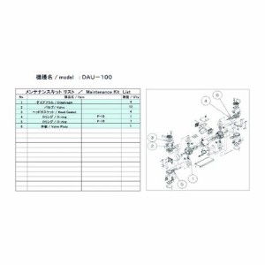 ＵＬＶＡＣ DAU-100 MAINTENANCEKIT 真空ポンプ用メンテナンスキッド ＤＡＵ−１００用 DAU100MAINTENANCEKIT