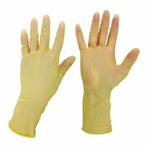 オカモト GCRGG75 天然ゴム手袋 ミクロハンドＣＲガンマー滅菌グリップ ７．５ ２０双入