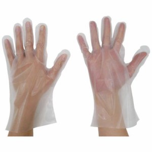 東京パック HG-L 使い捨て手袋 Ｓ−ＨＹＢＲＩＤグローブ五本絞りＬ 半透明 HGL