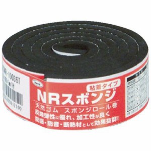 光  KSNR-10036T  スポンジロール巻 ３０ｍｍＸ１Ｍ ５ｔ 黒 KSNR10036T