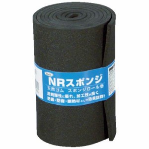 光  KSNR-10103  スポンジロール巻 １００ｍｍＸ１Ｍ ３ｔ 黒 KSNR10103