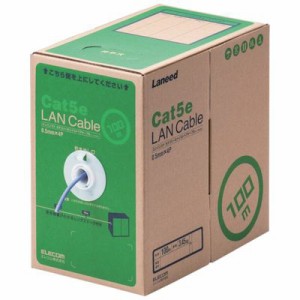 エレコム  LD-CT2/PU100/RS  ＥＵ　ＲｏＨＳ指令準拠ＬＡＮケーブル　ＣＡＴ５Ｅ　１００ｍ　パープル LDCT2P