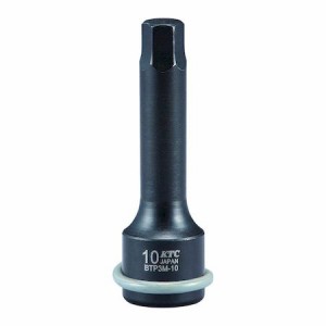 ＫＴＣ BTP3M-10P ９．５ｓｑ． インパクトレンチ用ヘキサゴンレンチ 対辺寸法１０ｍｍ 全長７５ｍｍ BTP3M10P