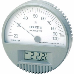 佐藤計量器製作所（SATO）［754200］ 湿度計　ハイエスト２型湿度計（温度計付） 754200