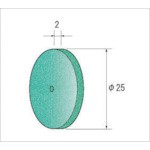 （株）ナカニシ（ナカニシ） ［47862］ ホイールゴム砥石グリーン 10本入