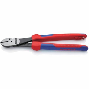 クニペックス（KNIPEX） ［7402-250TBK］ 強力型ニッパー 落下防止 ２５０ｍｍ 7402250TBK