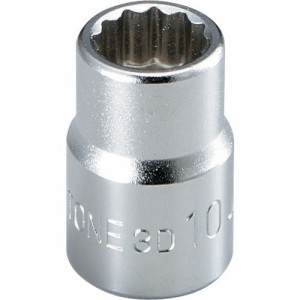 TONE（トネ） ［3D-12］ ソケット １２角 対辺寸法１２ｍｍ 全長２６ｍｍ 3D12