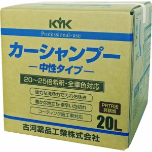 古河薬品工業（ＫＹＫ） ［21201］ プロタイプカーシャンプー20L 401-0442