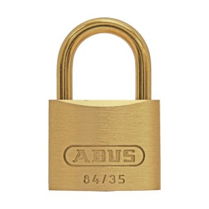 ＡＢＵＳ［84MB35KA］ 真鍮南京錠　８４ＭＢ−３５　同番