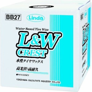 Ｌｉｎｄａ BB27 Ｌ＆Ｗクレスト　水性タイヤワックス　１８ｋｇ