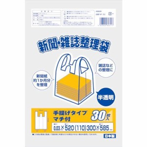 ワタナベ工業（ワタナベ） ［NP52］ 新聞雑誌整理袋 半透明