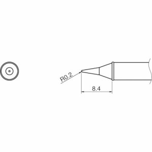 HAKKO（白光） ［T31-02I］ こて先／Ｉ型 T3102I