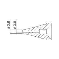 白光（HAKKO） ［N60-01］ ノズル/0.8MM N6001