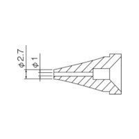 白光（HAKKO） ［N60-02］ ノズル/1.0MM N6002