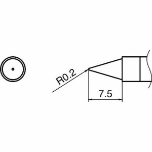 HAKKO 白光 ハッコー T36-B こて先 Ｂ型 T36B