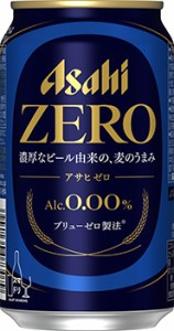送料無料　アサヒ　ZERO　ゼロ　ノンアルコールビール　350缶　1ケース　24本入り　濃いウマ