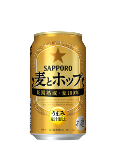 【3ケース】サッポロ　麦とホップ　350ml【ザ　ゴールド】【新ジャンル/第三ビール】