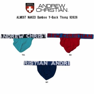 (SALE)ANDREW CHRISTIAN(アンドリュークリスチャン)ビキニ メンズ 下着 ALMOST NAKED Bamboo Y-Back Thong 92626