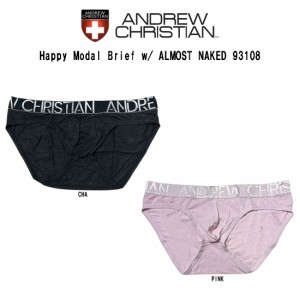 ANDREW CHRISTIAN(アンドリュークリスチャン)ブリーフ パンツ アンダーウェア セクシー メンズ 下着 男性用 Happy Modal Brief 93108