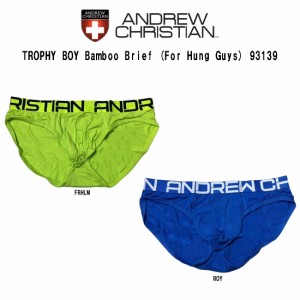 ANDREW CHRISTIAN(アンドリュークリスチャン)ブリーフ パンツ アンダーウェア セクシー メンズ 下着 男性用 TROPHY BOY Bamboo Brief 931