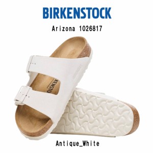 BIRKENSTOCK(ビルケンシュトック)サンダル ストラップ Arizona Suede Leather アリゾナ スエード レザー ホワイト ユニセックス 1026817 