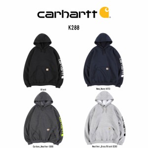 Carhartt(カーハート)パーカー プルオーバー スウェット フーディー トレーナー フード グラフィック ロゴ ルーズフィット 裏起毛 メンズ