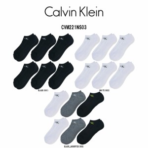 Calvin Klein(カルバンクライン)ck ソックス 6足セット 靴下 アンクル くるぶし スポーツ スニーカー丈 メンズ CVM221NS03