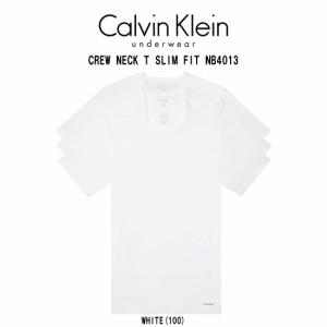 Calvin Klein(カルバンクライン)ck Tシャツ クルーネック 半袖 3枚セット 肌着 メンズ CREW NECK T SLIM FIT NB4013