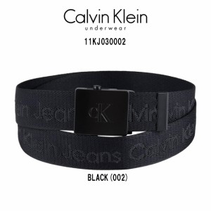 Calvin Klein(カルバンクライン)ck ベルト ガチャベルト 穴なし ロゴ カジュアル JACQUARD WEB BELT メンズ 男性用 11KJ030002